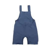 Sleeveless romper made of denim (organic cotton)
